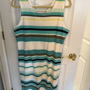 Striped Sleeveless Dress